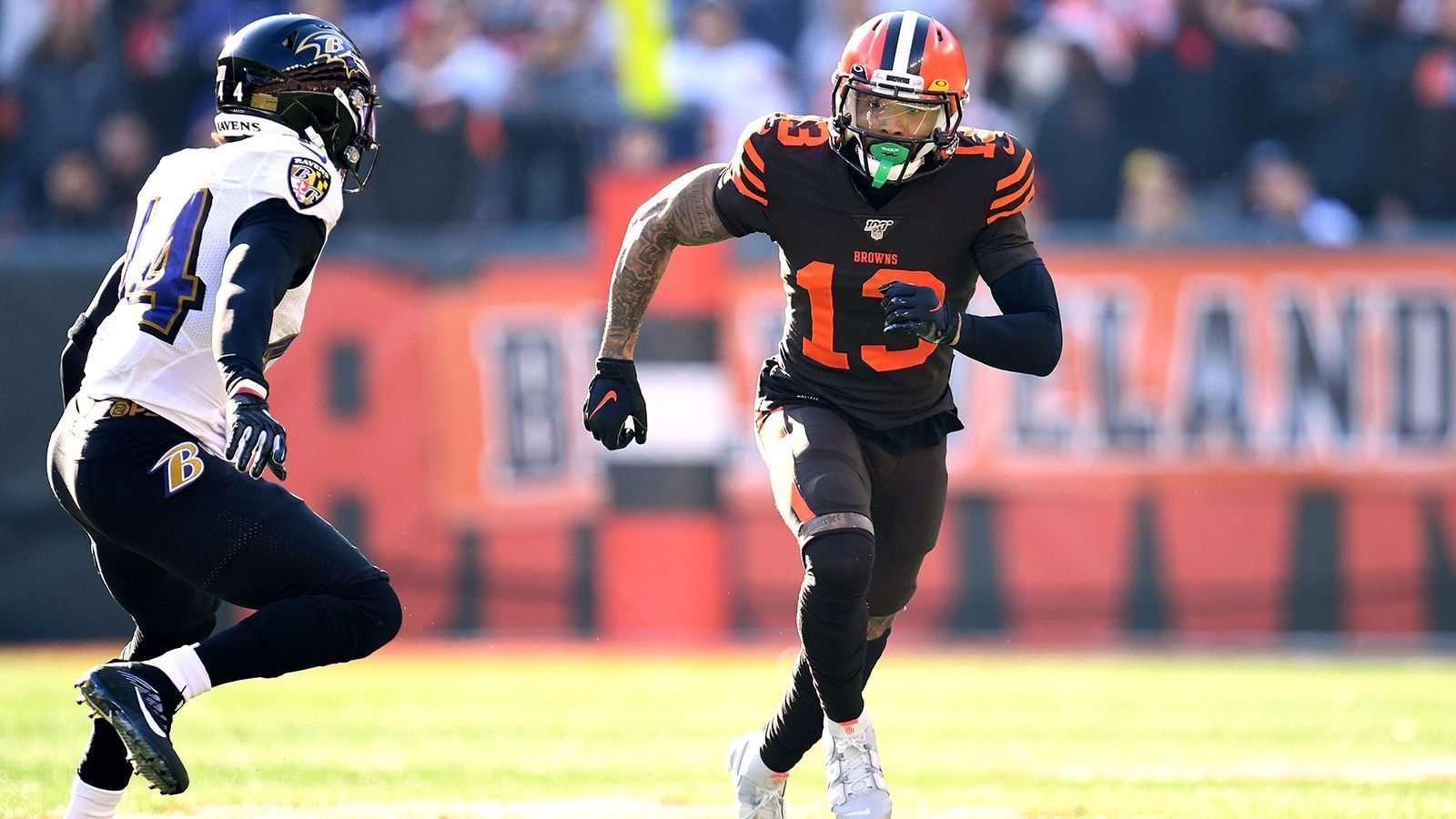 
                <strong>Platz 9: Odell Beckham Jr. (Cleveland Browns) </strong><br>
                Overall Rating: 91
              