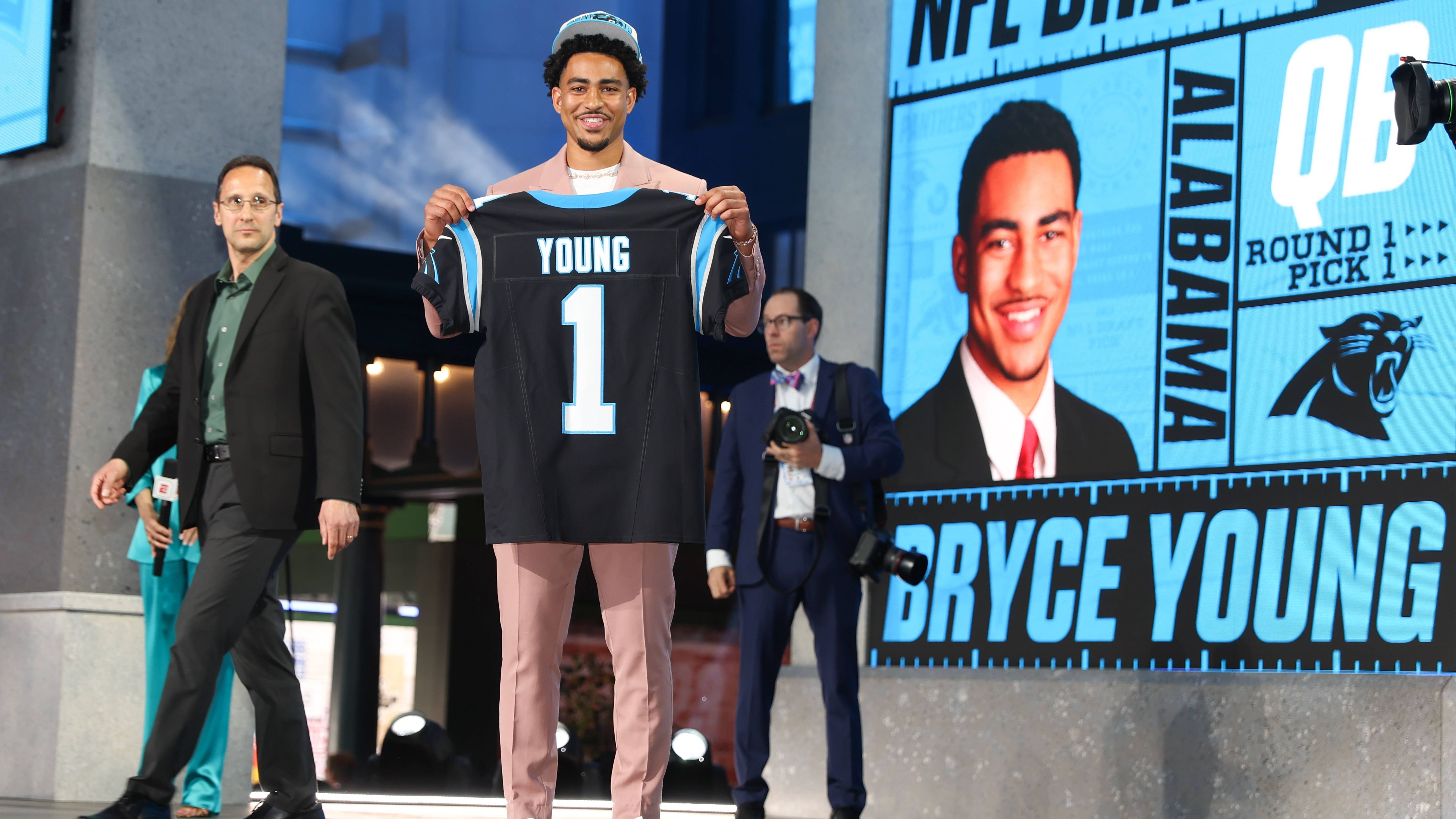 <strong>Draft 2023: 3 Quarterbacks<br></strong>1. Pick: Bryce Young (Foto, Carolina Panthers)<br>2. Pick: C.J. Stroud (Houston Texans)<br>4. Pick: Anthony Richardson (Indianapolis Colts)