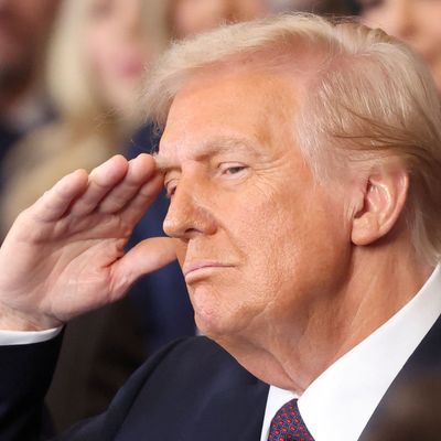20. Januar 2025: US-Präsident Donald Trump am Tag seiner Amtseinführung in der Rotunde des US-Kapitols in Washington