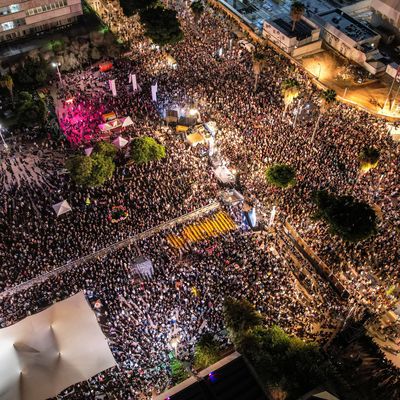 Protestaktion in Tel Aviv zur Freilassung aller Hamas-Geiseln