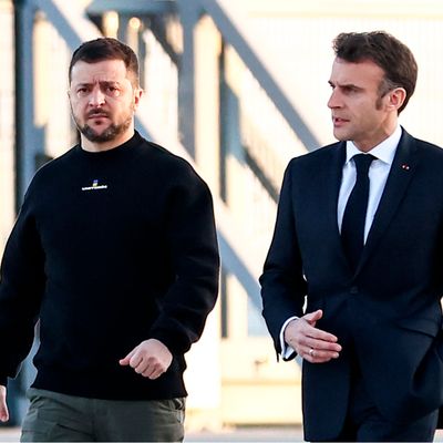 Wolodymyr Selenskyj und Emmanuel Macron