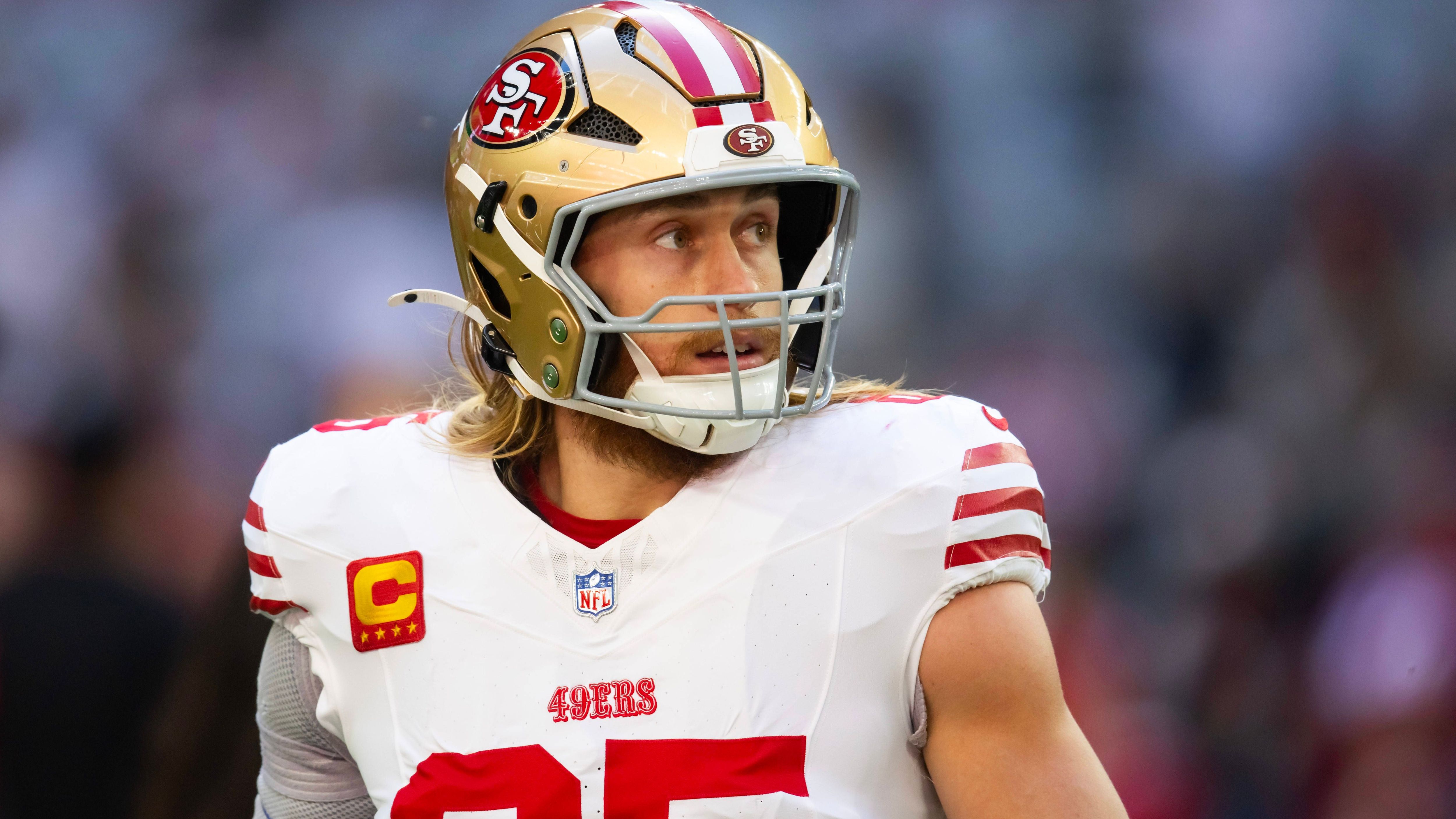 <strong>Offense (Team 2)</strong><br>George Kittle<br>Team: San Francisco 49ers<br>Position: Tight End