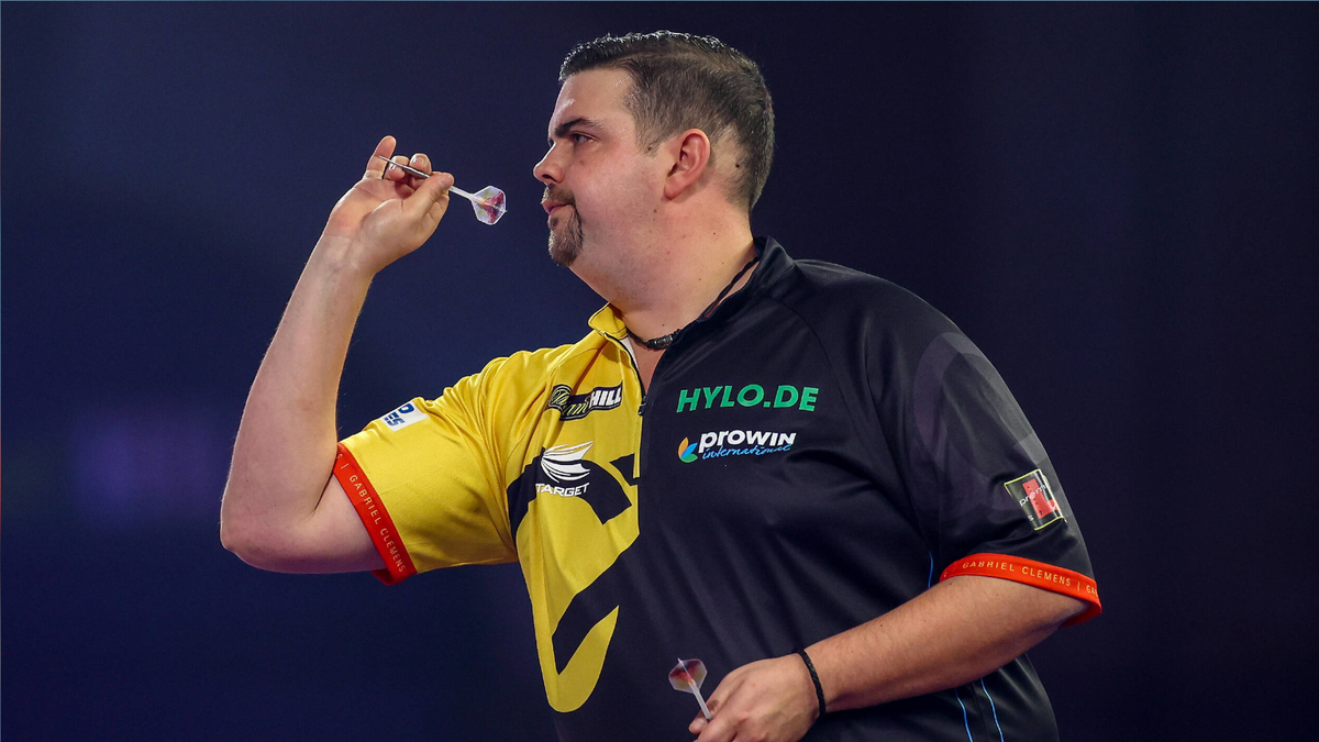Gabriel Clemens vor der Darts-WM