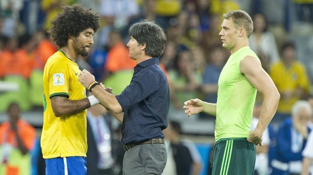 
                <strong>Höchster Sieg in einem WM-Halbfinale</strong><br>
                Das 7:1 auf dem Weg zum Titelgewinn 2014 gegen Brasilien ist in vielerlei Hinsicht historisch. Es war zwar nicht der höchste Sieg bei einer WM-Endrunde, dafür aber zumindest der höchste in einem Halbfinale.
              