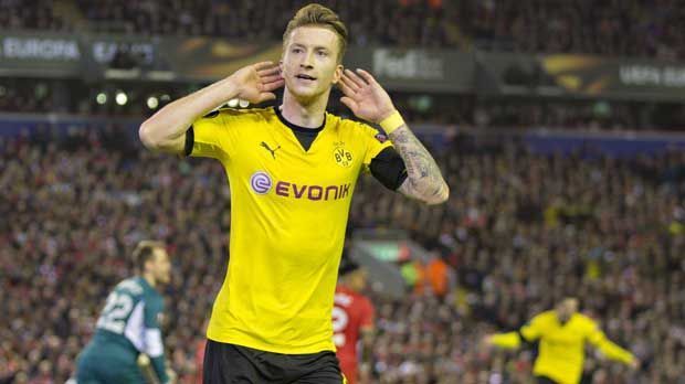 
                <strong>Marco Reus</strong><br>
                Marco Reus: Erkämpft sich vor dem 2:0 den Ball und setzt Aubameyang sehenswert in Szene. Erzielt den so wichtigen dritten Treffer selbst. Lässt seine Kritiker verstummen, die ihm vorwerfen, in großen Spielen unterzutauchen. ran-Note: 1. 
              