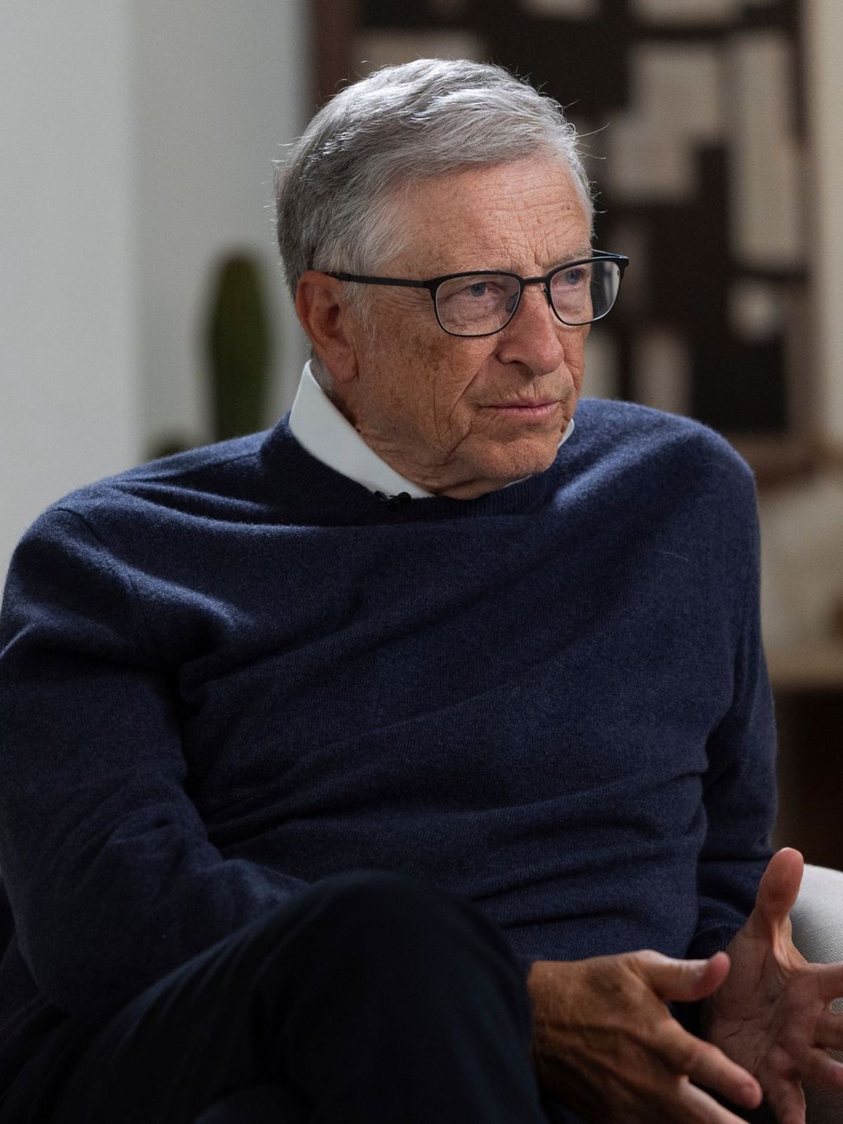 Microsoft-Gründer Bill Gates bei Interview