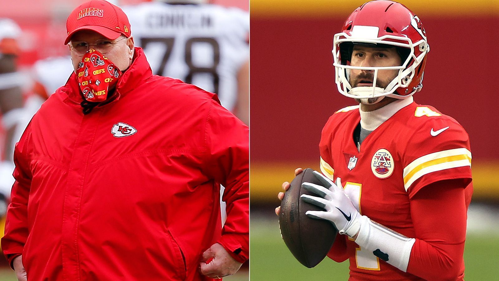 
                <strong>Gewinner: Andy Reid/Chad Henne</strong><br>
                Andy Reid hat Nerven aus Stahl. Als die Kansas City Chiefs kurz vor Schluss gegen die Cleveland Browns mit nur noch fünf Punkten führten, ließ der Head Coach einen vierten Versuch bei einem noch fehlenden Yard ausspielen. Er entschied sich für einen Passspielzug, obwohl nach Patrick Mahomes' Verletzung mit Chad Henne nur noch der Backup-Quarterback auf dem Spielfeld stand. Henne fand Receiver Tyreek Hill, das Spiel war vorbei. Volles Risiko, das belohnt wurde. Ganz stark von Reid und Henne.  
              