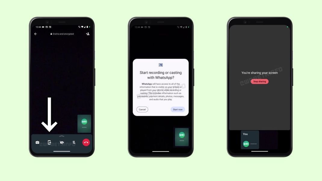 Auf WhatsApp kannst du bald bei Video-Anrufen deinen Bildschirm teilen. Das klappt über einen eignen Button.