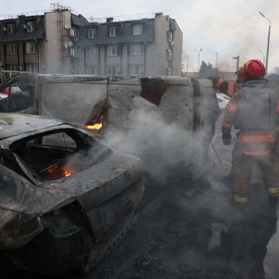 UKRAINE-CRISIS/STRIKES-KYIV