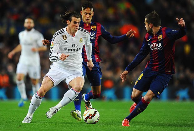 
                <strong>Platz 1: Gareth Bale - 36,9 km/h</strong><br>
                Mr. High Speed kommt aus Wales! Der Flügelspieler von Real Madrid ist mit Ball am Fuß mit Abstand der schnellste Kicker des Planeten - das kann sicher auch Maicon bestätigen ...
              