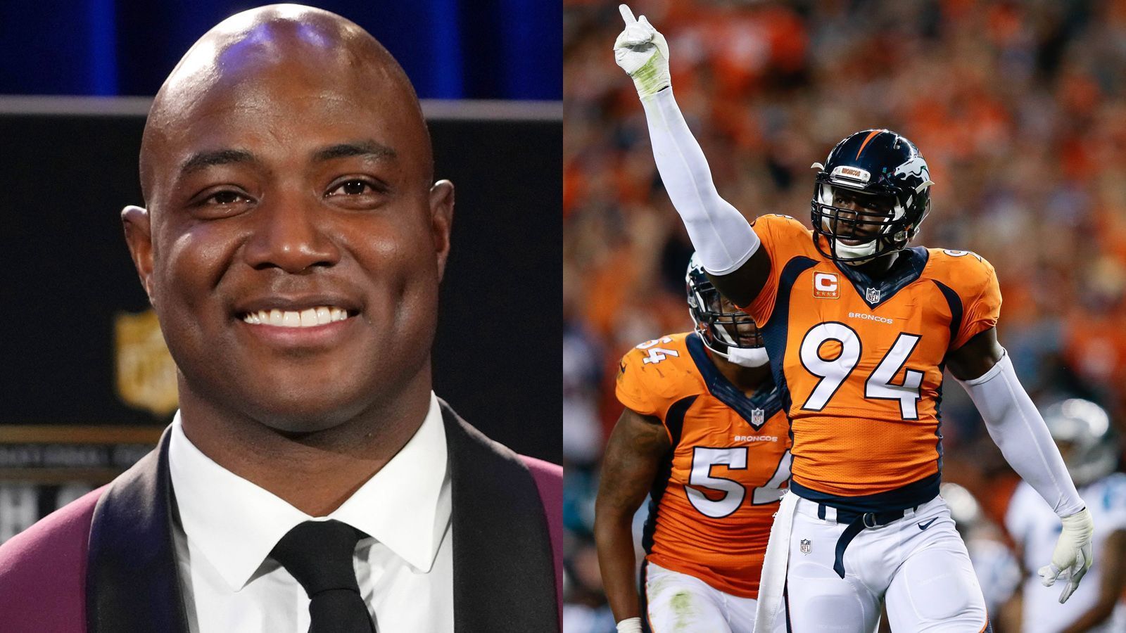 
                <strong>DeMarcus Ware (Linebacker)</strong><br>
                DeMarcus Ware wurde 2005 an Position elf von den Dallas Cowboys gepickt. 2014 wechselte der Outside Linebacker zu den Denver Broncos und spielte dort drei Jahre, ehe er seine Karriere beendete. Er gewann den Super Bowl und stand neun Mal im Pro Bowl. 
              