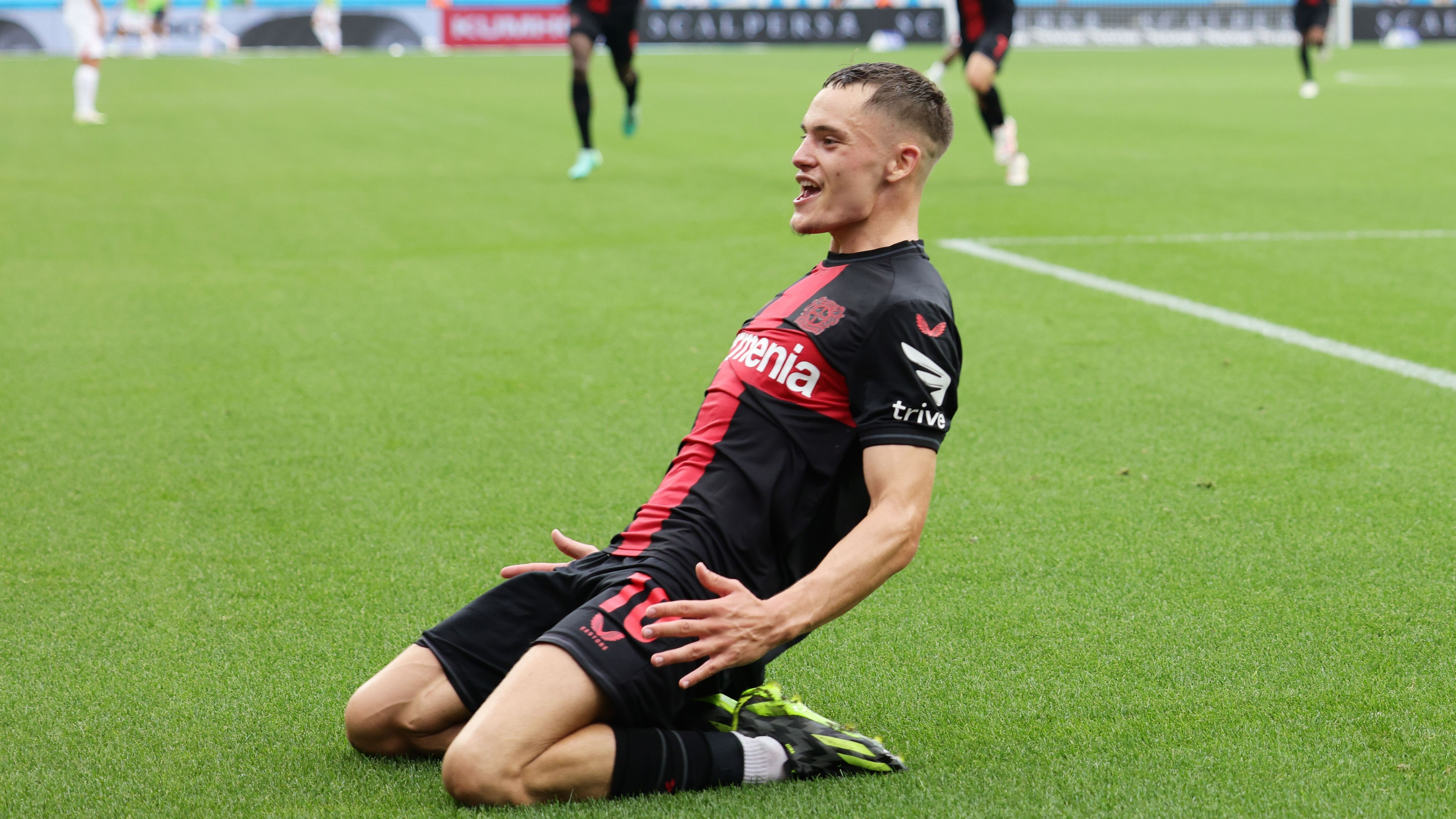 <strong>Platz 3: Florian Wirtz</strong><br>• Verein: Bayer 04 Leverkusen<br>• Marktwert: 100 Millionen Euro (vorher 85 Mio. Euro)