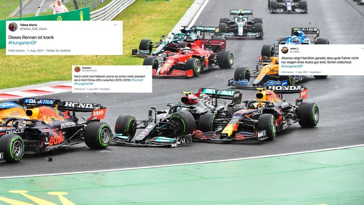 Netzreaktionen zum Formel-1-Rennen in Ungarn: "Das Rennen ist krank!"