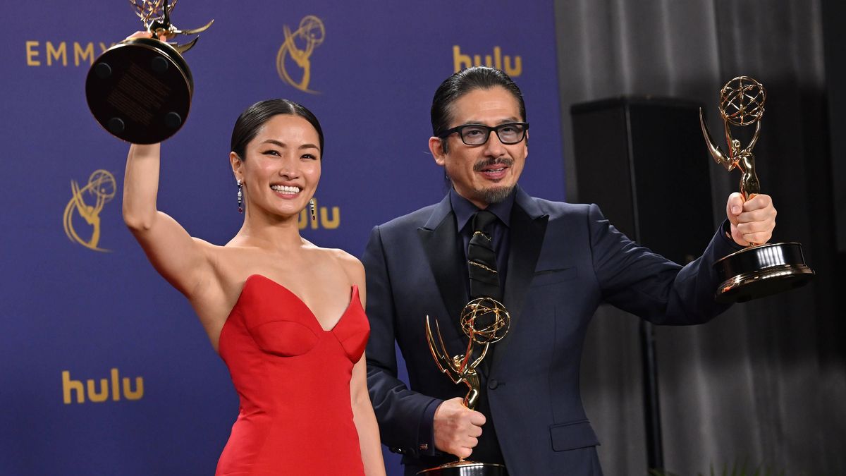 Anna Sawai und Hiroyuki Sanada bei den Emmys 2024