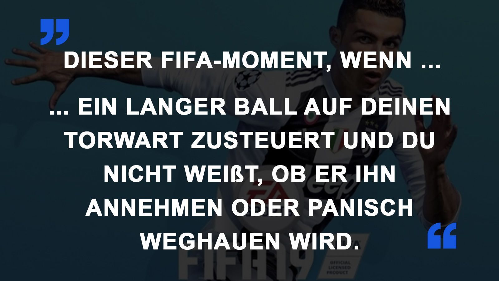 
                <strong>FIFA Momente Torwart Panik</strong><br>
                
              