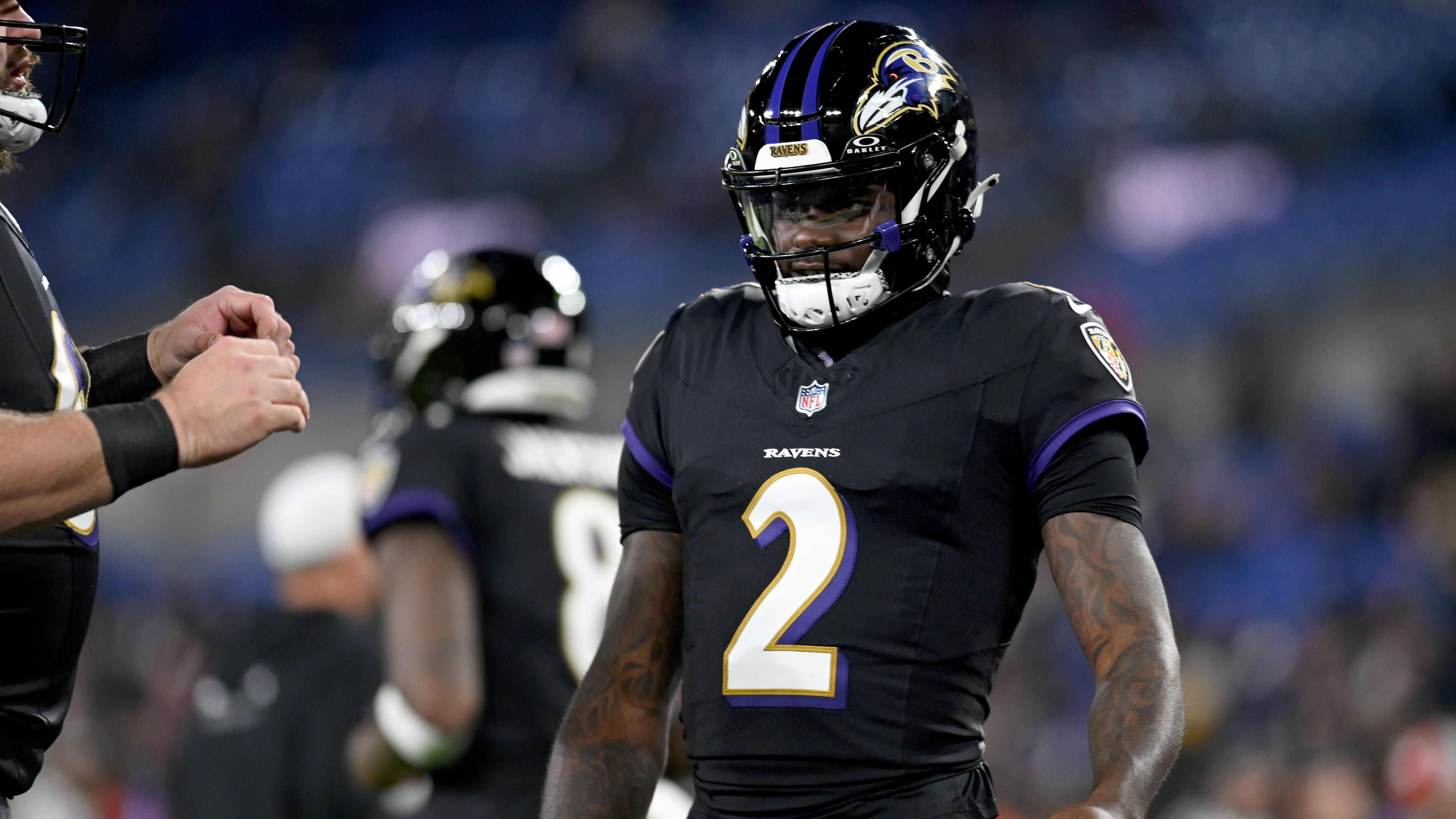 <strong>Tyler Huntley (Baltimore Ravens)</strong><br>Er warf im gleichen Spiel nur einen Pass, brachte den aber an, und zwar für 19 Yards und einen Touchdown. Auch das ist dann ein perfektes Passer Rating. Und ein Rekord: Die Ravens sind das erste Team in der Super-Bowl-Ära, das mehrere QBs mit einem perfekten Passer Rating in einem Spiel hat.