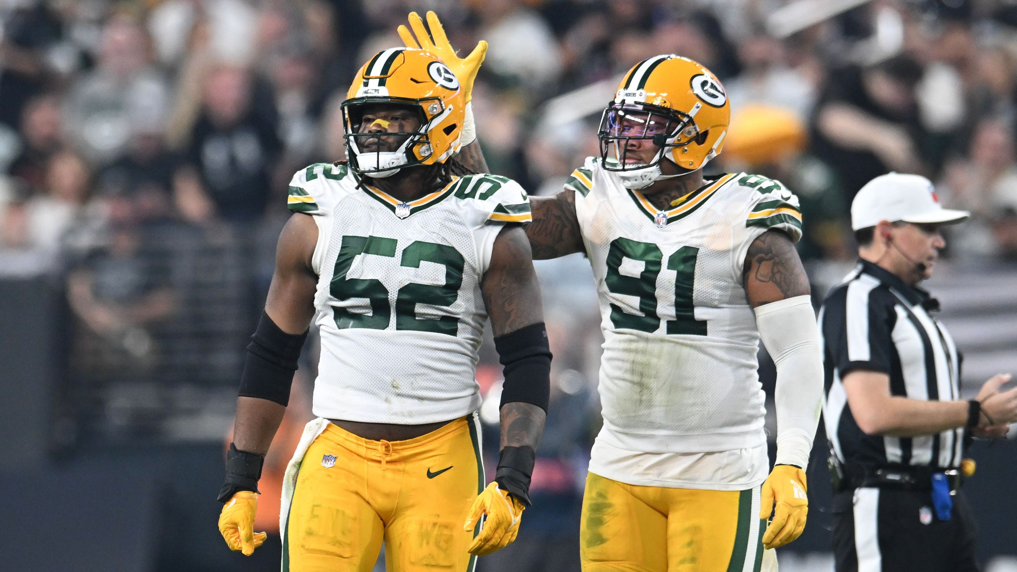 <strong>Platz 3: Green Bay Packers - 54,2 Millionen US-Dollar</strong><br>Anzahl der Spieler: 12<br>Top-Verdiener: Josh De'Vondre Campbell (ILB) - 14,2 Millionen US-Dollar*<br>Durchschnitts-Cap-Space pro Spieler: 4,5 Millionen US-Dollar<br>Prozentualer Anteil der&nbsp;Linebacker am Cap Space: 20,24%<br><br>*Campbell spielt mittlerweile bei den San Francisco 49ers. Dennoch steht er weiterhin in den Büchern der Packers.