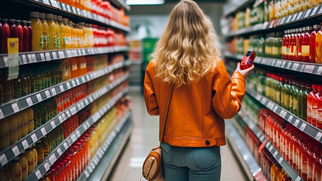 Frau Supermarkt