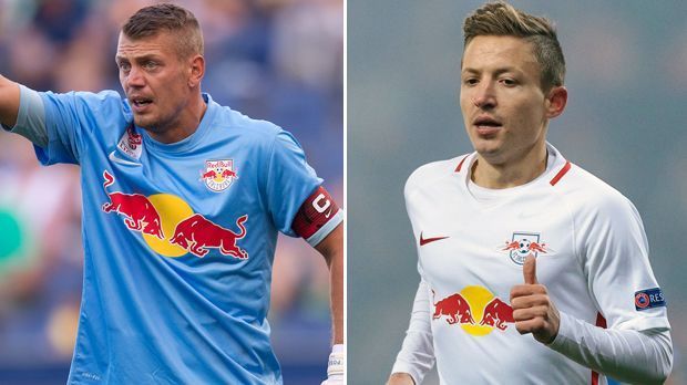 
                <strong>Österreich - Alexander Walke und Marc Rzatkowski (RB Salzburg)</strong><br>
                Österreich - Alexander Walke und Marc Rzatkowski (RB Salzburg): Die Titeljagd der Salzburger "Bullen" wird auch in der Saison 2016/17 weitergehen. Bei noch sechs ausstehenden Spielen und 15 Punkten Vorsprung, ist es nur ein Frage der Zeit, bis der fünfte Meistertitel in Serie für den deutschen Kapitän Alexander Walke (li.) und seine Kollegen fixiert ist. Mit Marc Rzatkowski gibt es einen zweiten Deutschen im Kader. Der frühere St. Paulianer konnte sich aber bislang kaum in Szene setzen, war oftmals aus Leistungsgründen nicht mal Kader. Mit Reinhold Yabo (aktuell an Arminia Bielefeld ausgeliehen) war auch noch ein weiterer deutscher Spieler in der Hinrunde für RB Salzburg im Einsatz.
              