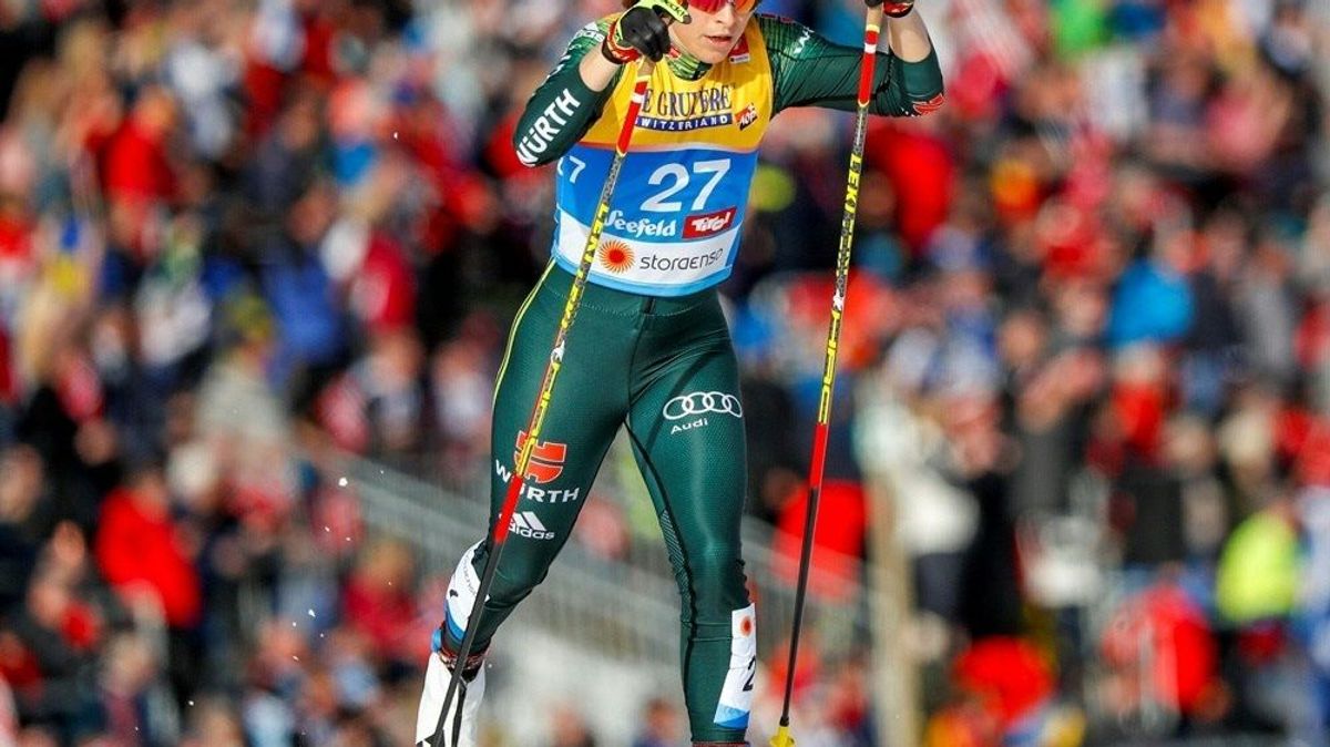 Katharina Hennig erreicht Platz zehn in Oberstdorf
