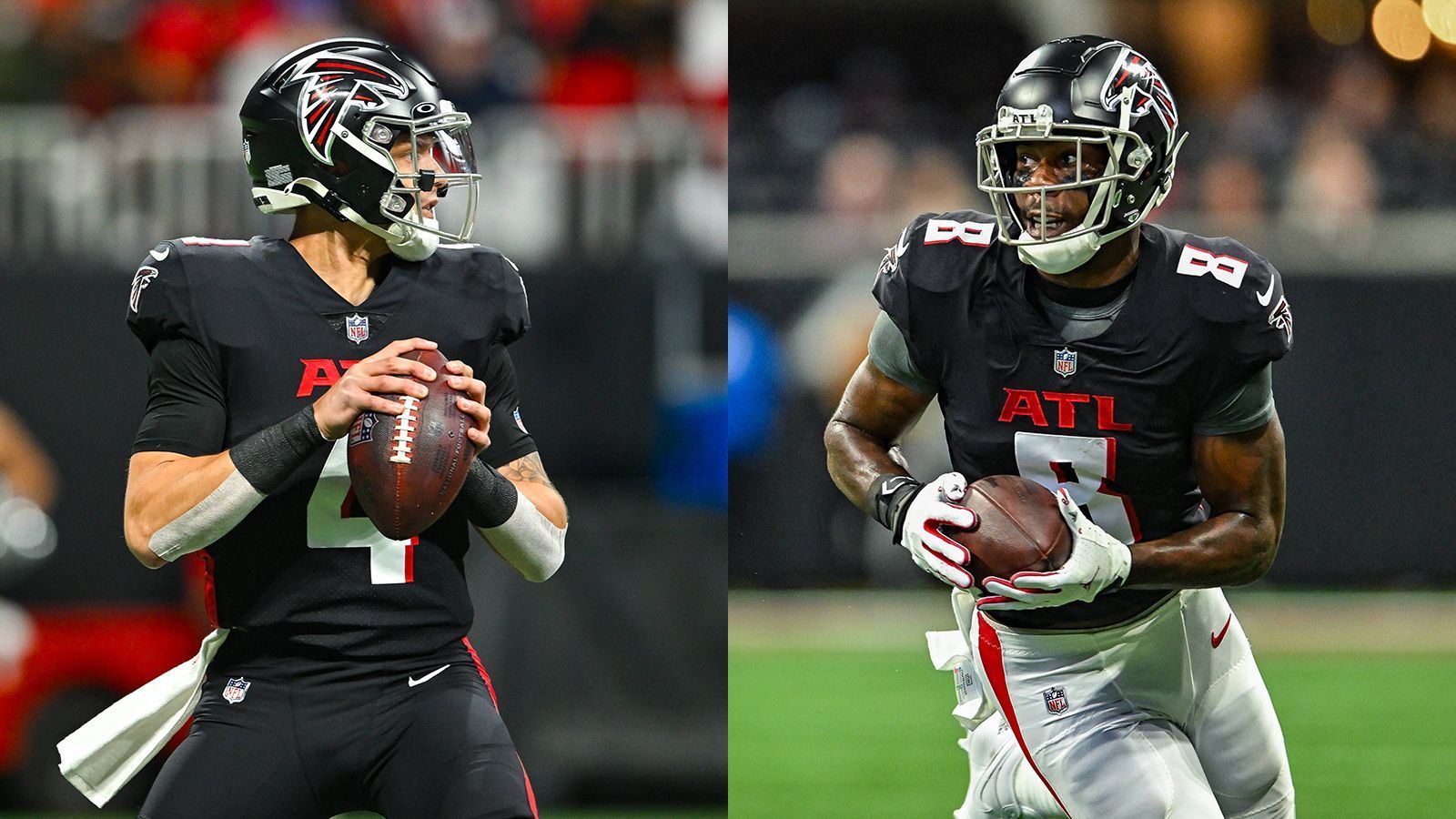 
                <strong>Atlanta Falcons </strong><br>
                Bei den Atlanta Falcons ist der Rebuild in vollem Gange. In der kommenden Spielzeit wird sich zeigen, ob das Team in Desmond Ridder den neuen Franchise-Quarterback gefunden hat. In der vergangenen Spielzeit durfte sich der junge Spielmacher bereits in vier Spielen beweisen. Dabei gelangen ihm ihn 115 Passversuchen zwei Touchdowns. Eine Interception warf er nicht. Mit Kyle Pitts hat Ridder einen sicheren Tight End an seiner Seite, der sein Können bereits zeigte. Von ihm erwarten viele 2023 den nächsten Schritt zum Top-Spieler.
              