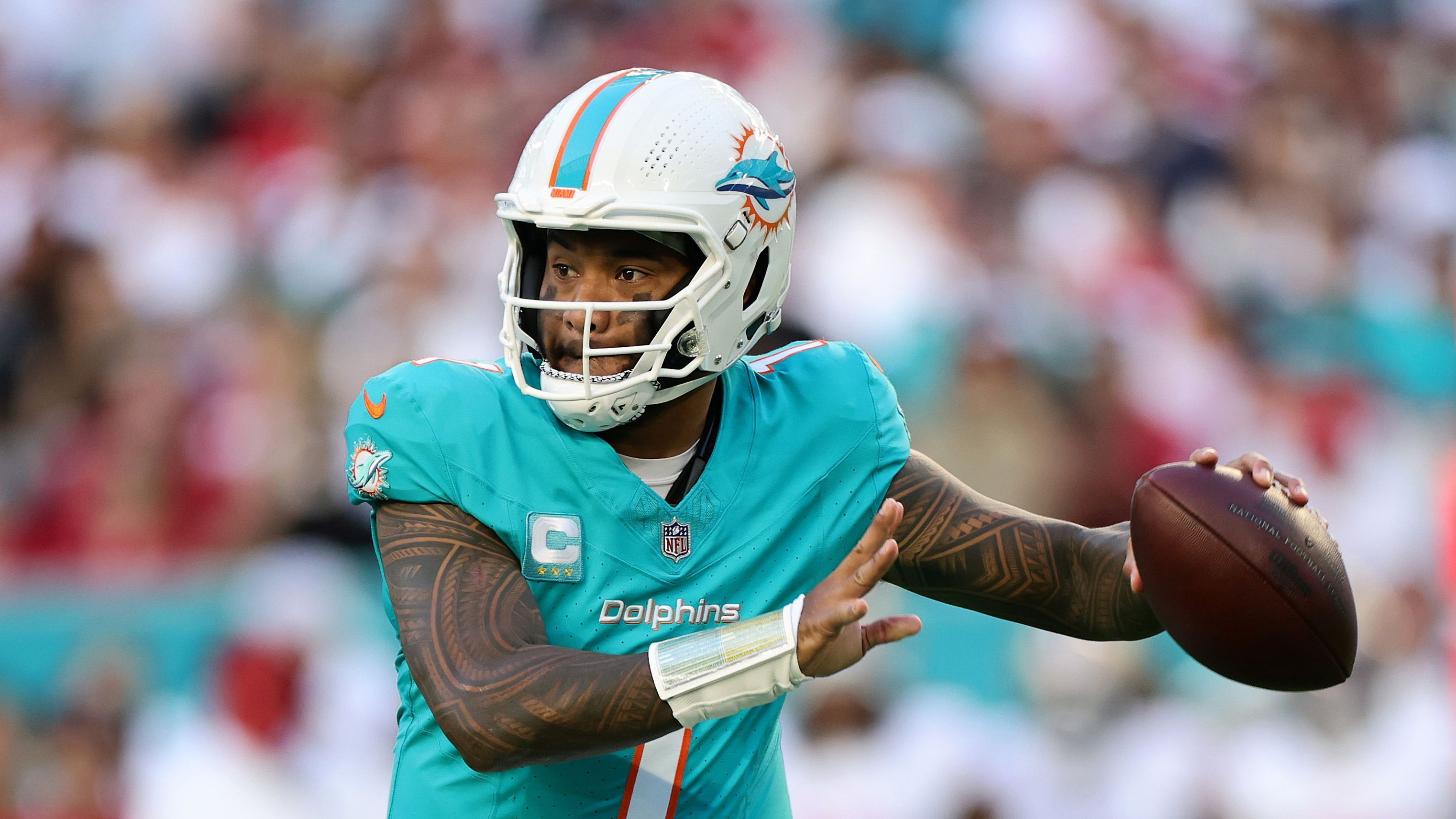 <strong>Platz 91: Tua Tagovailoa (Miami Dolphins)</strong><br>Position: Quarterback<br>Platzierung letzte Saison: 36