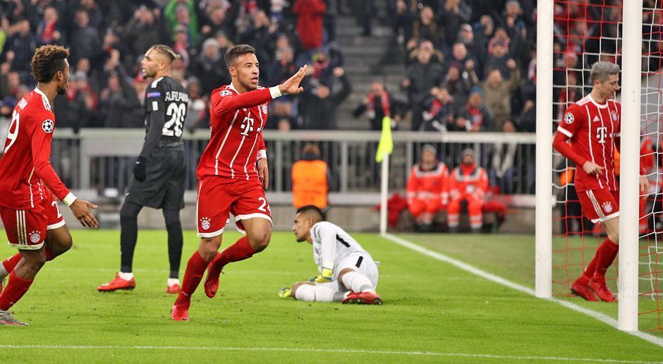 
                <strong>Corentin Tolisso</strong><br>
                Macht defensive und offensiv ein gutes Spiel, ist überall zu finden. Köpft nach einer idealen Hereingabe von James in Stürmer-Manier zum 2:0 ein. Lässt sich in seinem Engagement kurz nach seinem Treffer aber zu einem unnötigen, gelbwürdigen Körpereinsatz gegen Dani Alves hinreißen. Schießt in der 69. Minute auch das 3:1 – hat aber nur vier Minuten später wieder Glück, dass er nach einer Schwalbe nicht mit Gelb-Rot vom Platz fliegt. ran-Note: 2
              