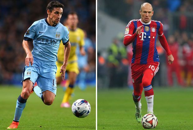 
                <strong>Jesus Navas vs. Arjen Robben</strong><br>
                Das Duell auf der rechten Seite ist ebenso klar entschieden. Arjen Robben ist in aktueller Form wohl neben Ronaldo und Bale der beste Außenstürmer Europas. Jesus Navas hat das Nachsehen. Sieg für Bayern. City 5:7 Bayern.
              