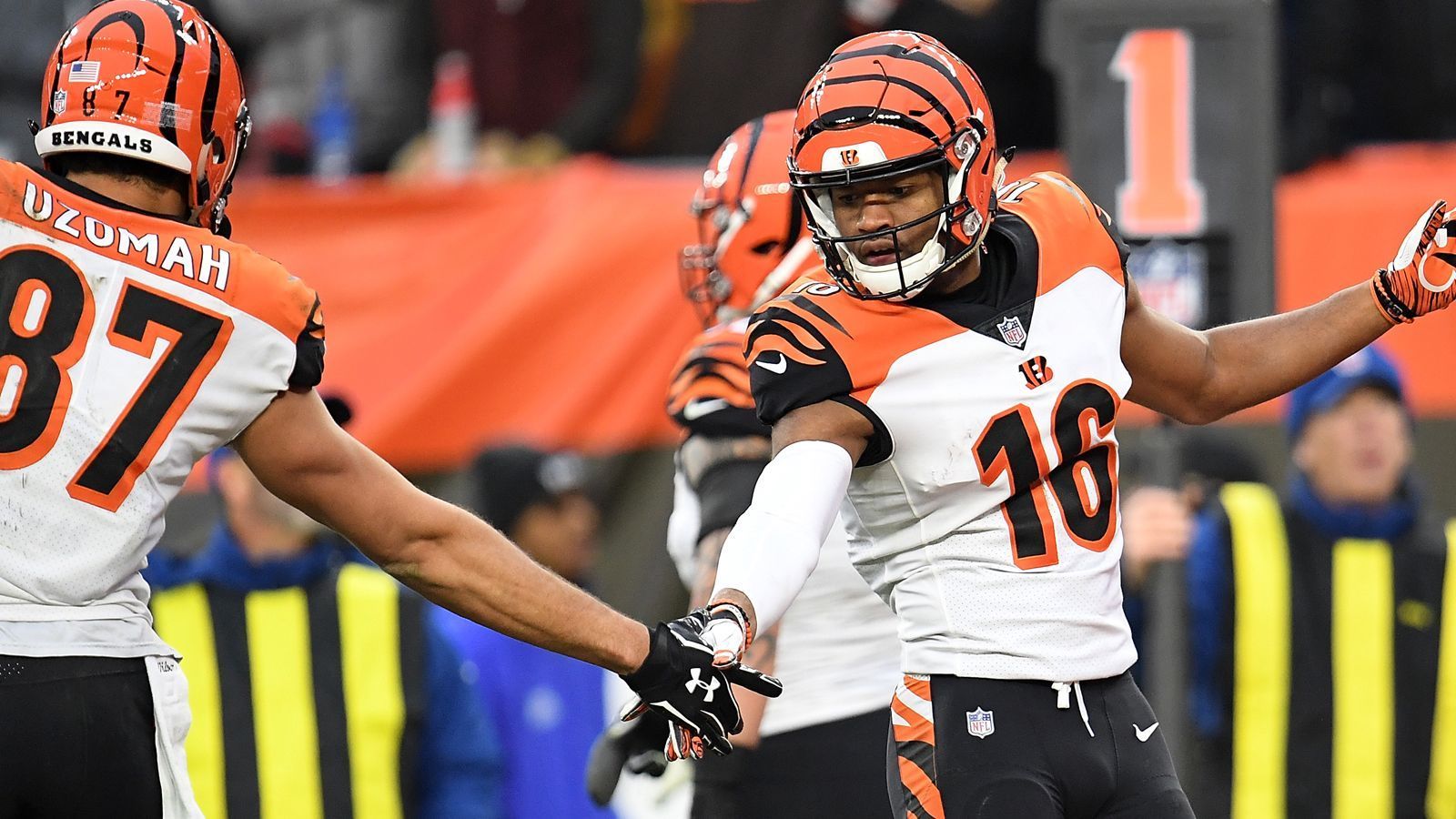 
                <strong>Cincinnati Bengals</strong><br>
                Auch die Cincinnati Bengals sind dieses Jahr ohne Aussicht auf eine Playoff-Teilnahme. Mit einer Bilanz von 6-9 auch kein Wunder. Zuletzt verlor man bereits zum zweiten Mal gegen die Cleveland Browns.
              