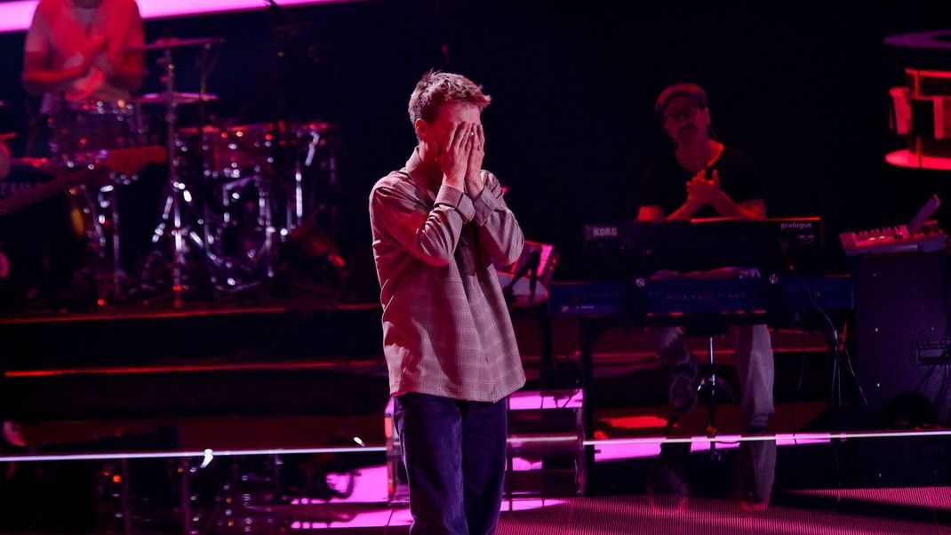 Linus ist bei seiner Blind Audition vollkommen überwältigt