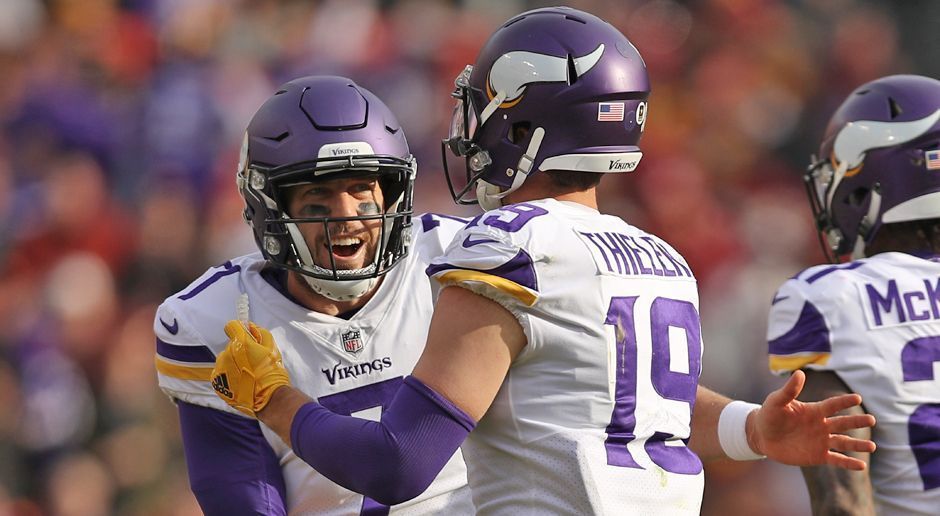 
                <strong>Passing Offense: Minnesota Vikings</strong><br>
                Case Keenum auf Adam Thielen - Touchdown Minnesota! Diese Wortfolge durften die Fans der Vikings in dieser Saison schon öfter hören. So auch in Week 10 bei Minnesotas 38:10-Sieg bei den Washington Redskins. Doch Keenum fand nicht nur Thielen in der Endzone, sondern auch die Receiver Jarius Wright und Stefon Diggs sowie Tight End David Morgan. Vier Receiving Touchdowns bei zwei Interceptions und 304 Yards Raumgewinn durch die Luft - das macht 36 Punkte für die Passing Offense der Vikings.Gesamtpunktzahl: 36
              