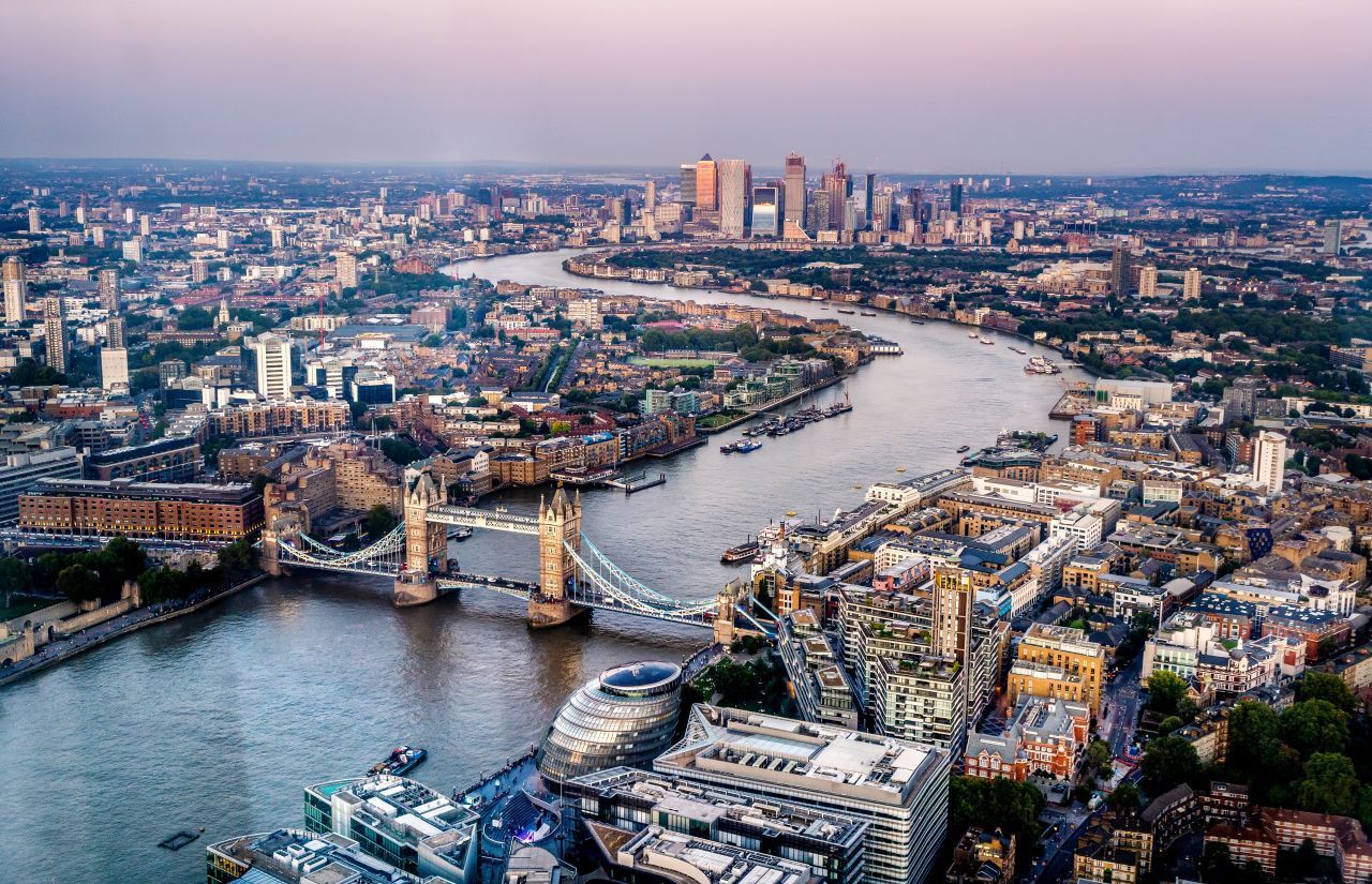 London: Die britische Hauptstadt kratzt 2022 mit 9,54 Millionen noch nicht ganz an der magischen 10-Millionen-Einwohner-Marke. Sie zählt zu den weltgrößten Finanzplätzen.