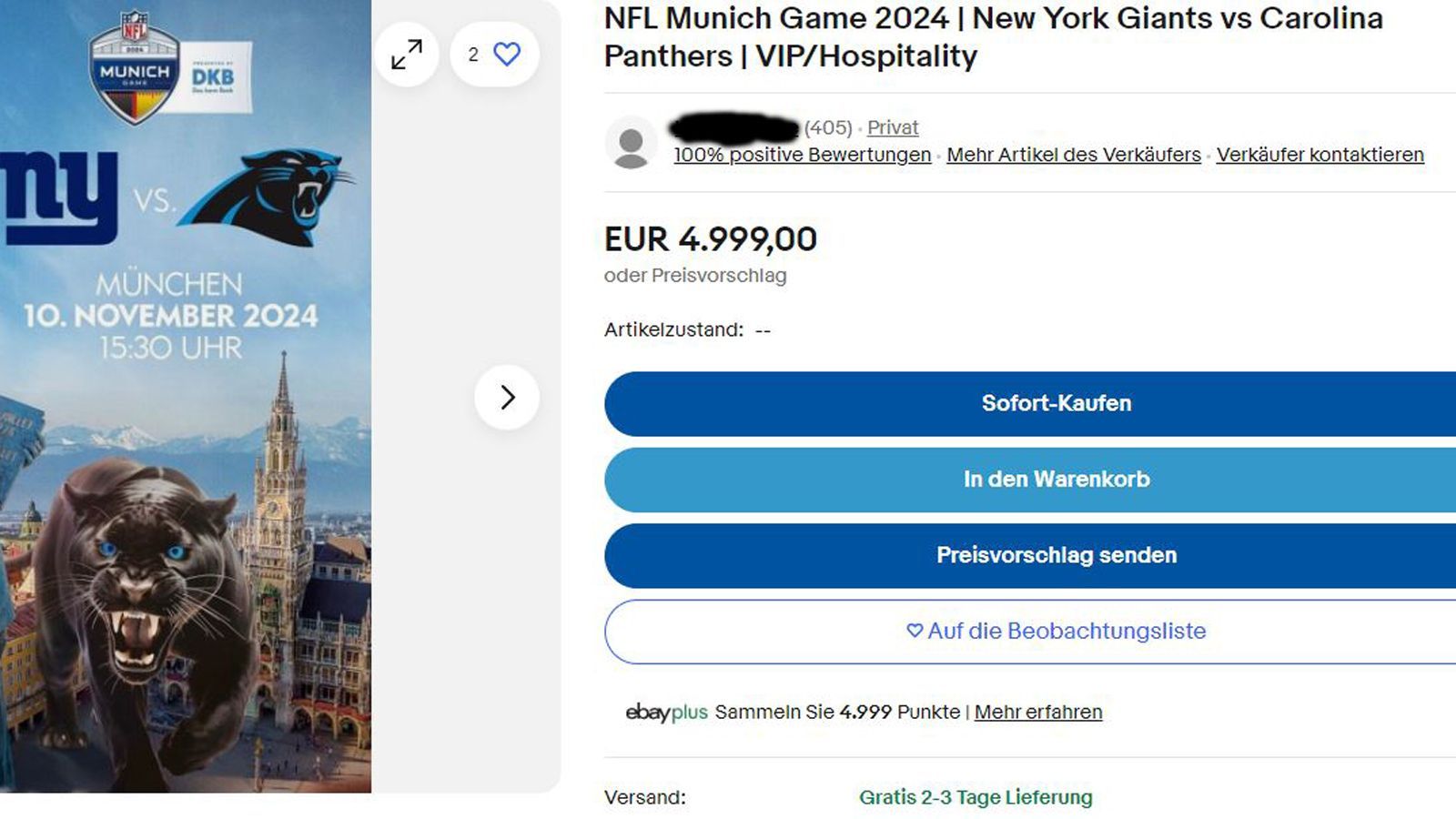 <strong>Hospitality-Schnapper</strong><br>Klar, VIP-Tickets sind teurer als "normale" Karten. Aber so teuer?!