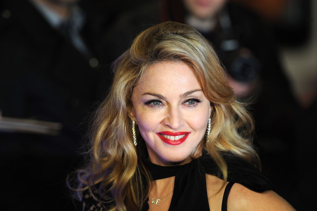 Madonna at the UK Film Premiere of W.E. Premiere held at the Odeon Kensington, in London UK on January 11th 2011
