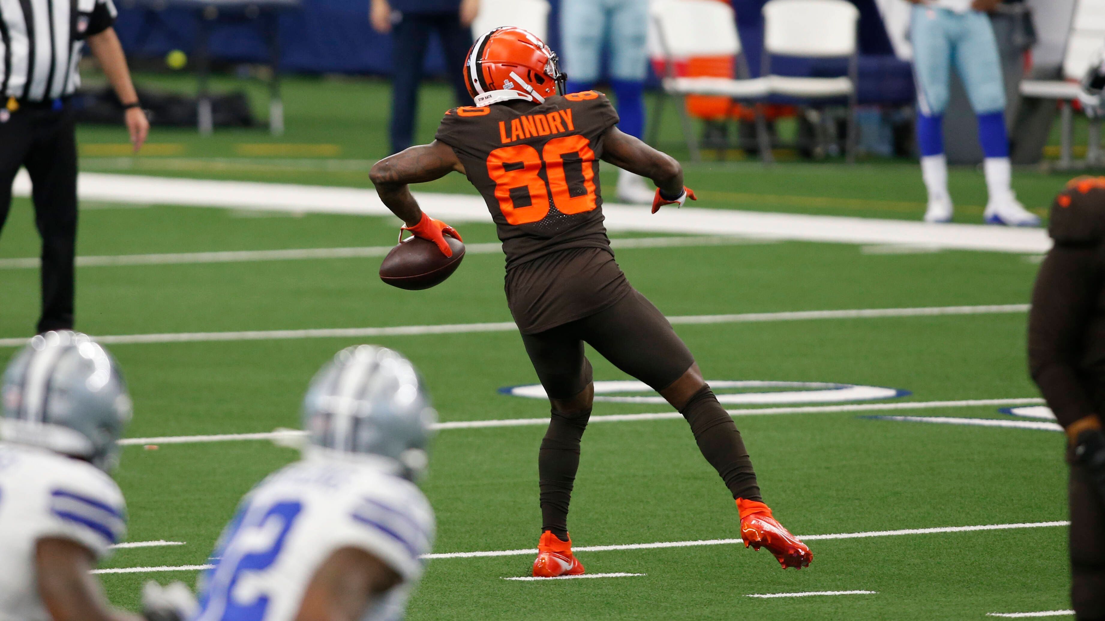 <strong>Jarvis Landry (Cleveland Browns)</strong><br>Position: Wide Receiver<br>Jahr: 2020<br>Gegner: Dallas Cowboys
