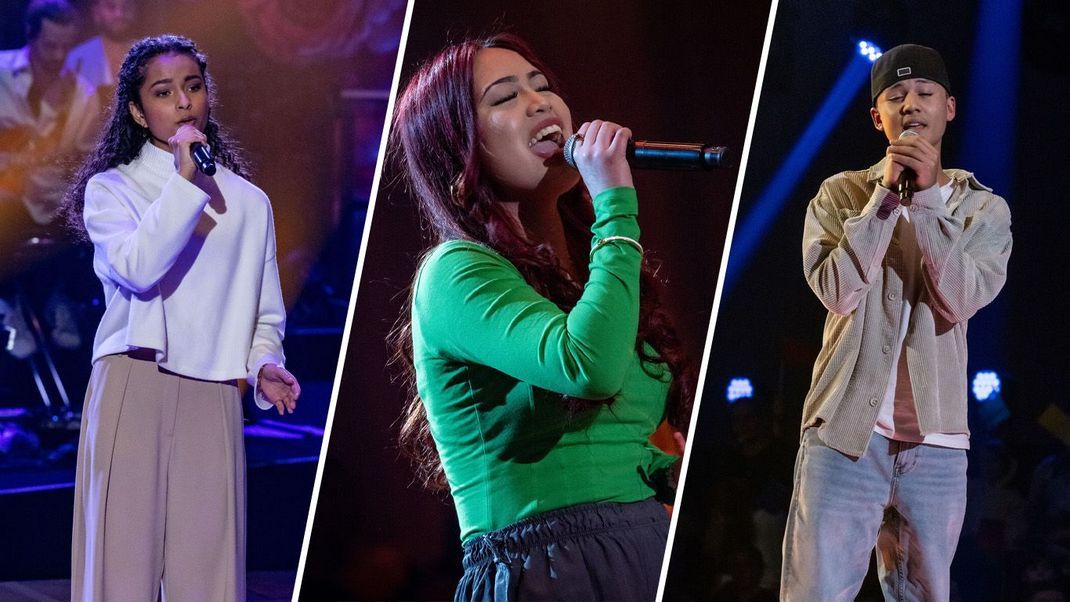 Einige der Talente, die im Finale von "The Voice Kids" 2023 stehen.
