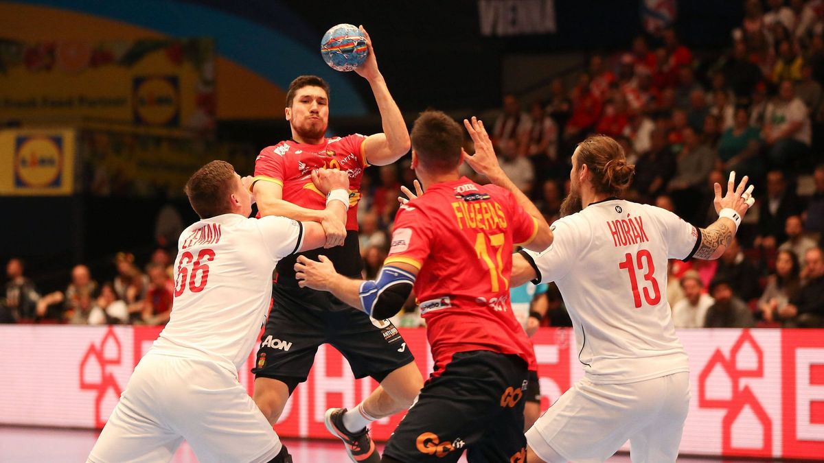 Spanien gewann gegen Tschechien mit 31:25