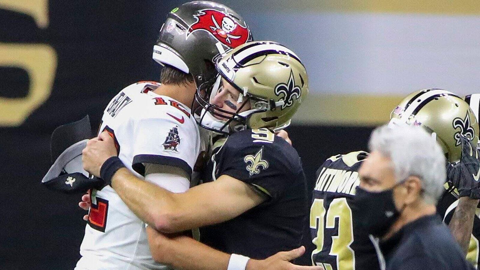 
                <strong>Brady vs. Brees: Playoff-Duell der Quarterback-Giganten</strong><br>
                Es ist das dritte Duell zweier Legenden in dieser Saison: In der Divisional Round der NFC stehen sich Drew Brees und Tom Brady erneut gegenüber. Nach den beiden Vergleichen zwischen den Division-Rivalen New Orleans Saints und Tampa Bay Buccaneers in der Regular Season steht diesmal deutlich mehr auf dem Spiel. Der Verlierer wird in den Urlaub geschickt. Die Partie im Mercedes-Benz Superdome beschließt in der Nacht von Sonntag auf Montag (ab 0:15 Uhr live auf ProSieben und ran.de) die zweite Playoff-Runde. ran.de vergleicht die beiden NFL-Legenden aus der Ü40-Kategorie.
              