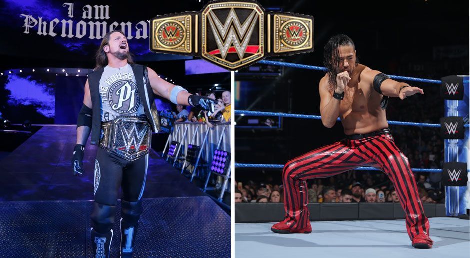 
                <strong>WWE Championship: AJ Styles (C) vs. Shinsuke Nakamura</strong><br>
                Ein spektakuläres Ende nahm das Match zwischen AJ Styles und Shinsuke Nakamura. Der amtierende Champion konterte den Kinshasa-Ansatz direkt in den Styles Clash und beendete damit das Match. Im Anschluss zeigte sich Nakamura als schlechter Verlierer, turnte zum Heel und verpasste Styles eine Abreibung.Sieger: AJ StylesIm Vorfeld von ran getippter Sieger: Shinsuke Nakamura
              