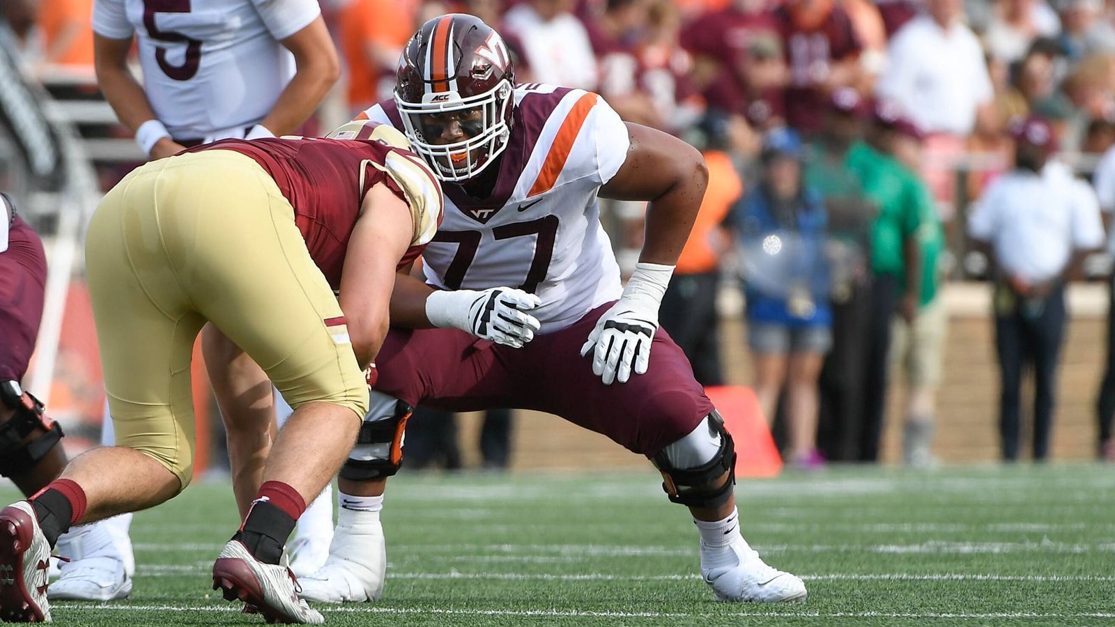 
                <strong>Pick 13: Los Angeles Chargers - Christian Darrisaw </strong><br>
                &#x2022; Offensive Tackle -<br>&#x2022; Virginia Tech<br>
              