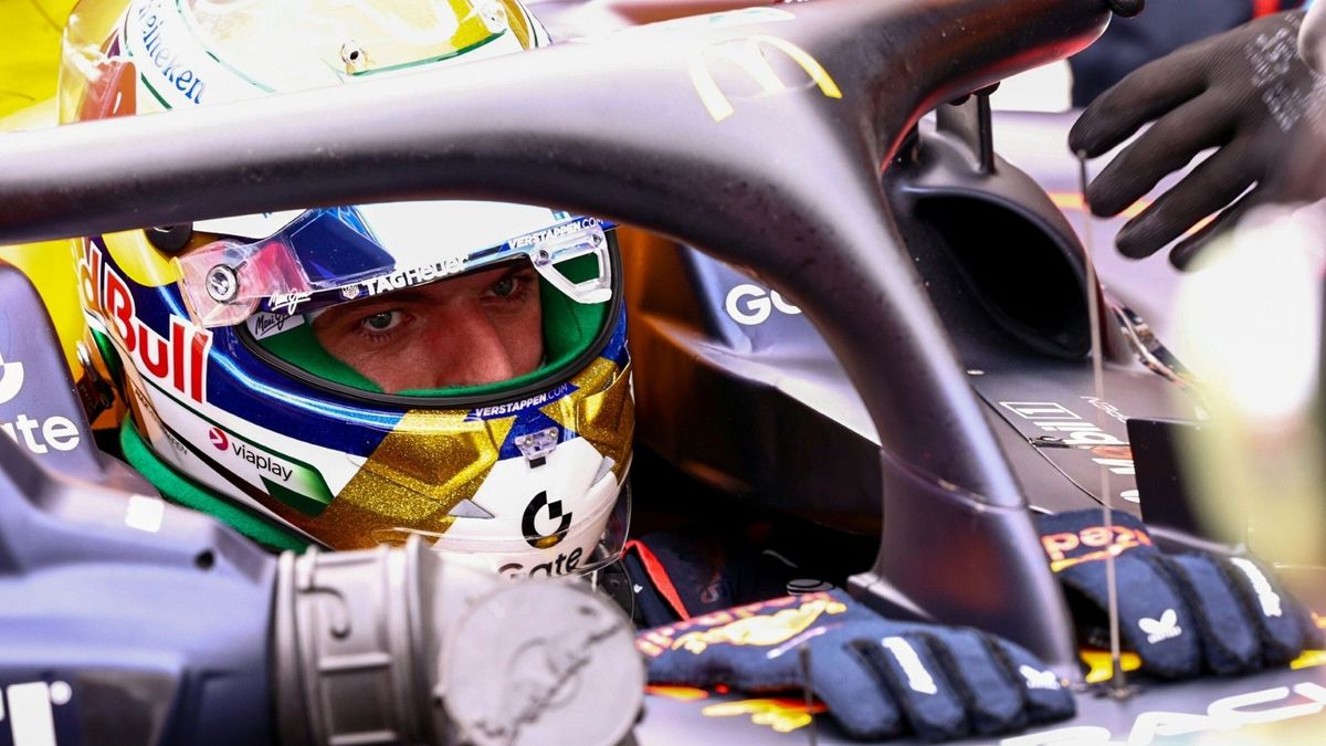 Erstmal ganz hinten: Max Verstappen