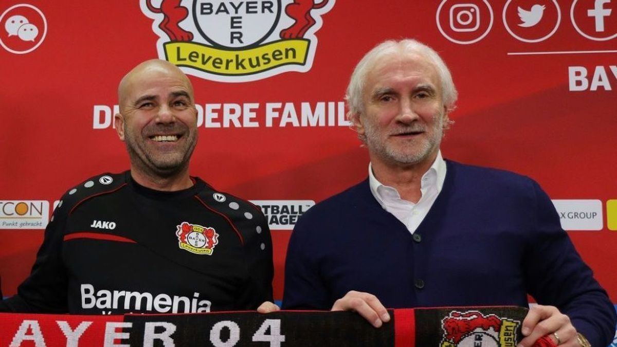 Seit 2019 ist Bosz (l.) Trainer der Leverkusener