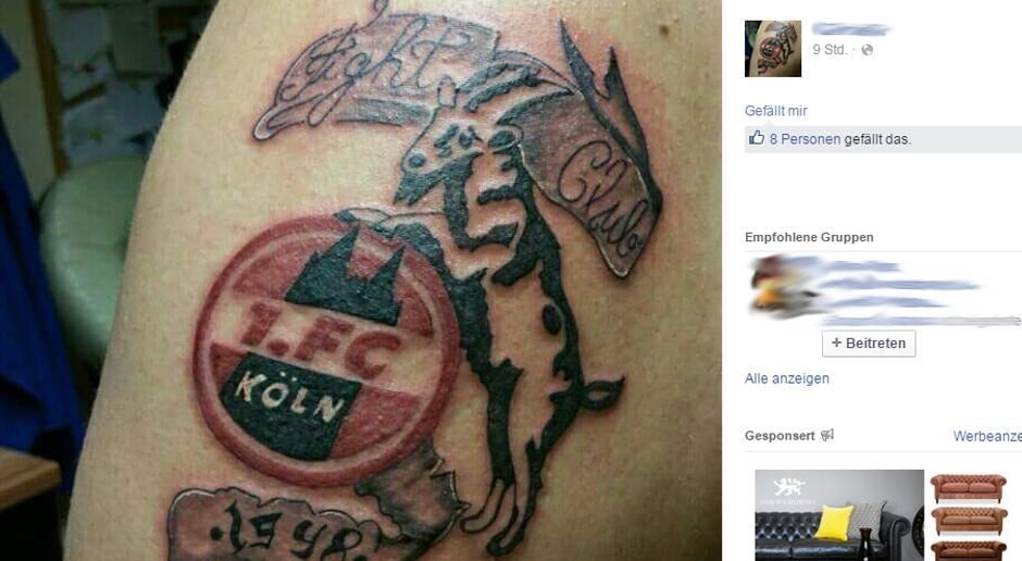 
                <strong>Bundesliga und Co.: Das sind die Klub-Tattoos der ran-User </strong><br>
                1. FC Köln.
              