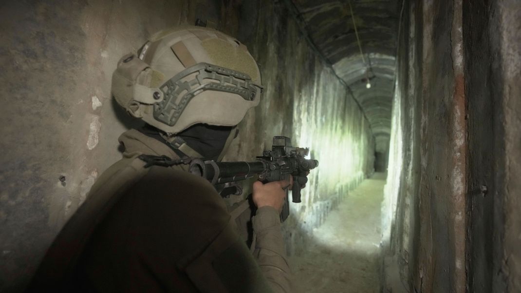 Bereits mehr als 800 Tunnelschächte der Hamas wurden von Israel gefunden, unter anderem auch unter dem Schifa-Krankenhaus in Gaza-Stadt.