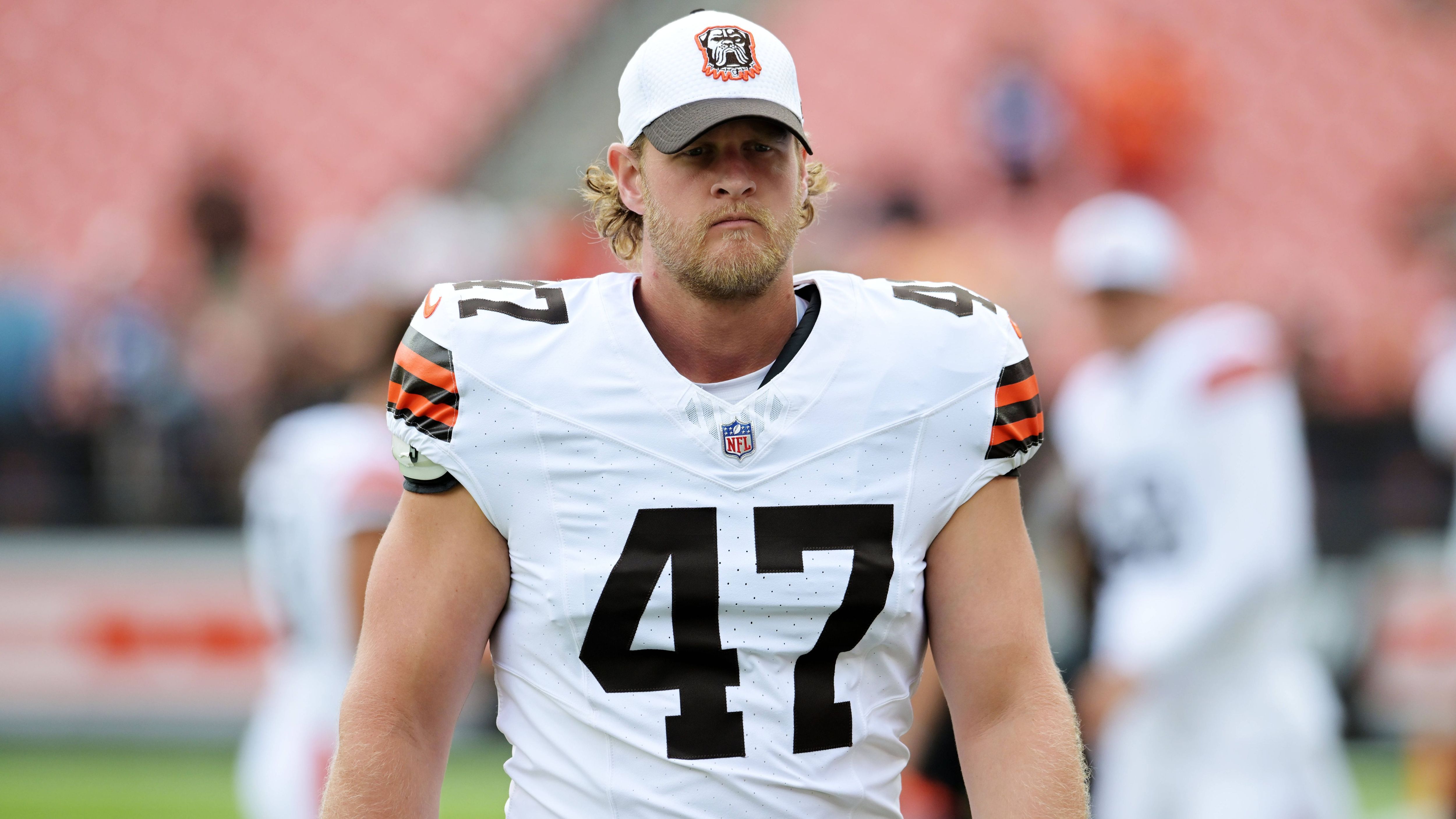<strong>Platz 7 (geteilt): Charley Hughlett</strong><br>Team: Philadelphia Eagles (bislang Browns)<br>Gehalt 2025: 1,42 Millionen