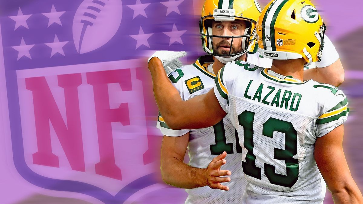 Aaron Rodgers & Allen Lazard (Green Bay Packers)
