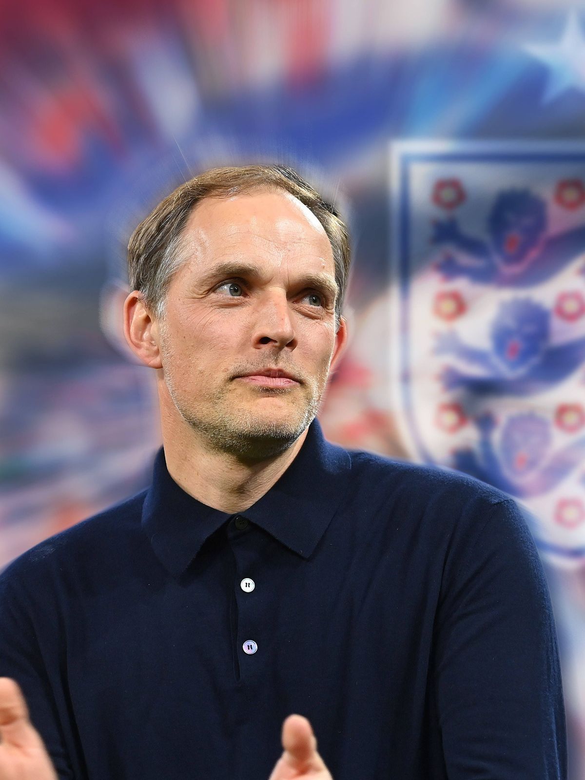 FOTOMONTAGE: Thomas TUCHEL wird offenbar Trainer der englischen Nationalmannschaft! ARCHIVFOTO. *** PHOTO ASSEMBLY Thomas TUCHEL apparently becomes coach of the England national team ARCHIVE PHOTO