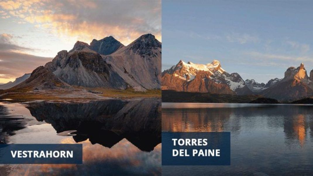 Vestrahorn statt Torres del Paine