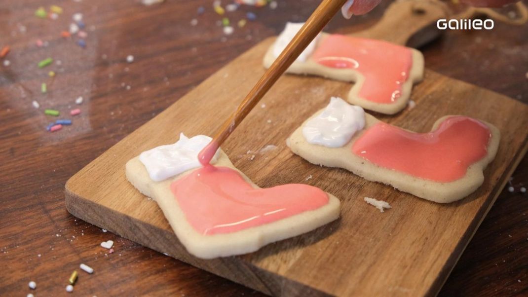 Die veganen Butterplätzchen kannst du einfach mit Margarine herstellen.