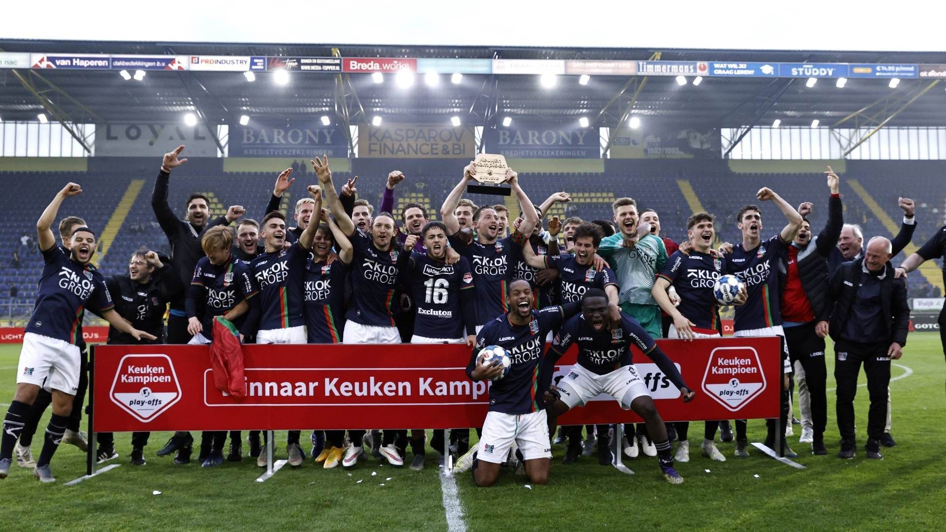 
                <strong>NEC Nijmegen (Niederlande) </strong><br>
                Über die Relegation qualifizierte sich der NEC Nijmegen als dritter Aufsteiger in Hollands höchste Spielklasse. 
              